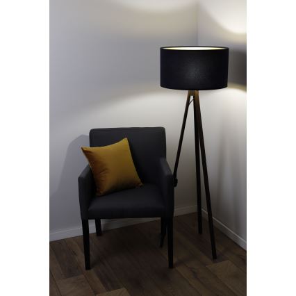 Lattiavalaisin STANDART 1xE27/60W/230V musta/ruskea