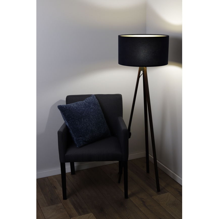 Lattiavalaisin STANDART 1xE27/60W/230V sininen/wenge