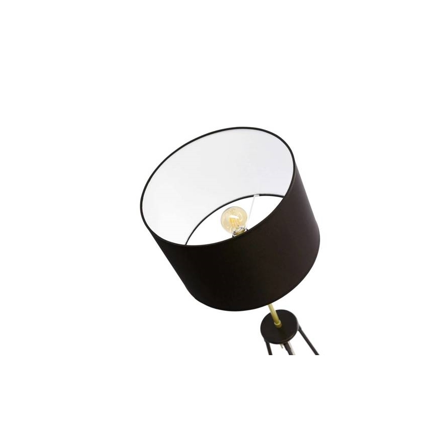 Lattiavalaisin TEGOLA 1xE27/60W/230V musta/kulta
