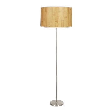 Lattiavalaisin TIMBER 1xE27/60W/230V beige/matta kromi