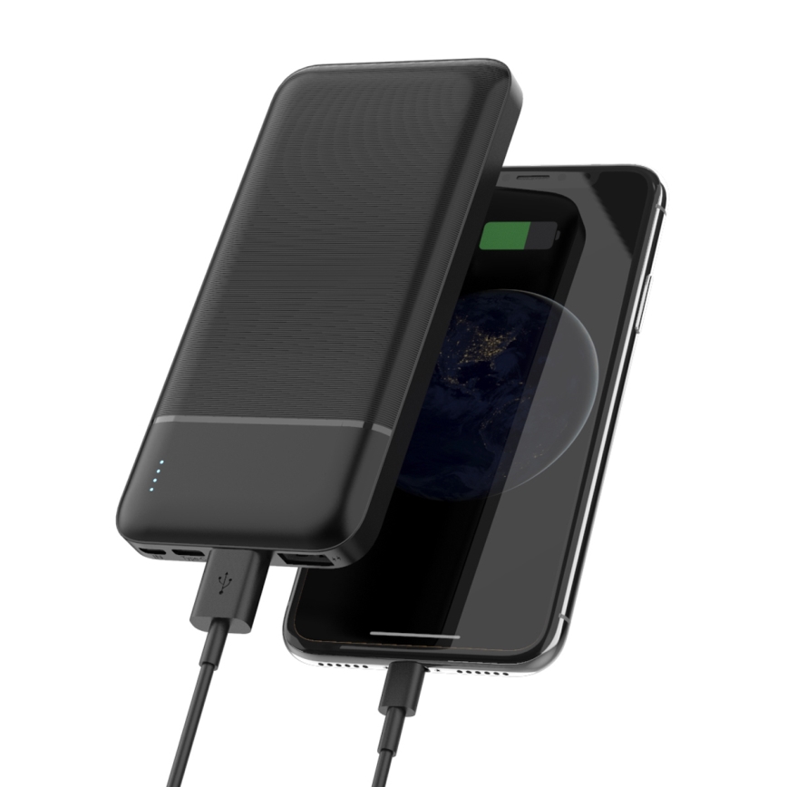 Laturi 10000 mAh 5V musta