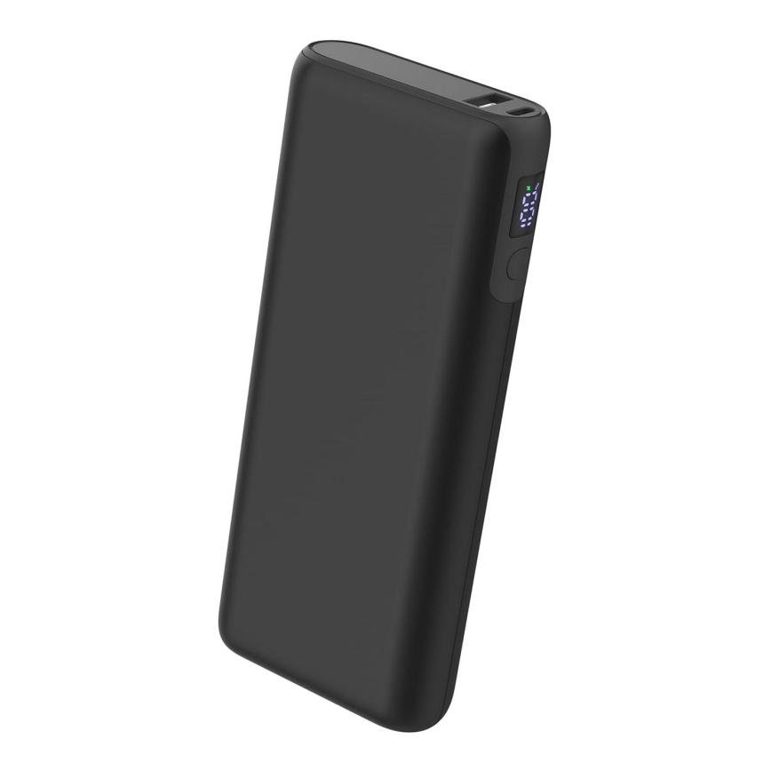 Laturi LED mukana näyttö Power Delivery 20000 mAh/65W/3,7V musta