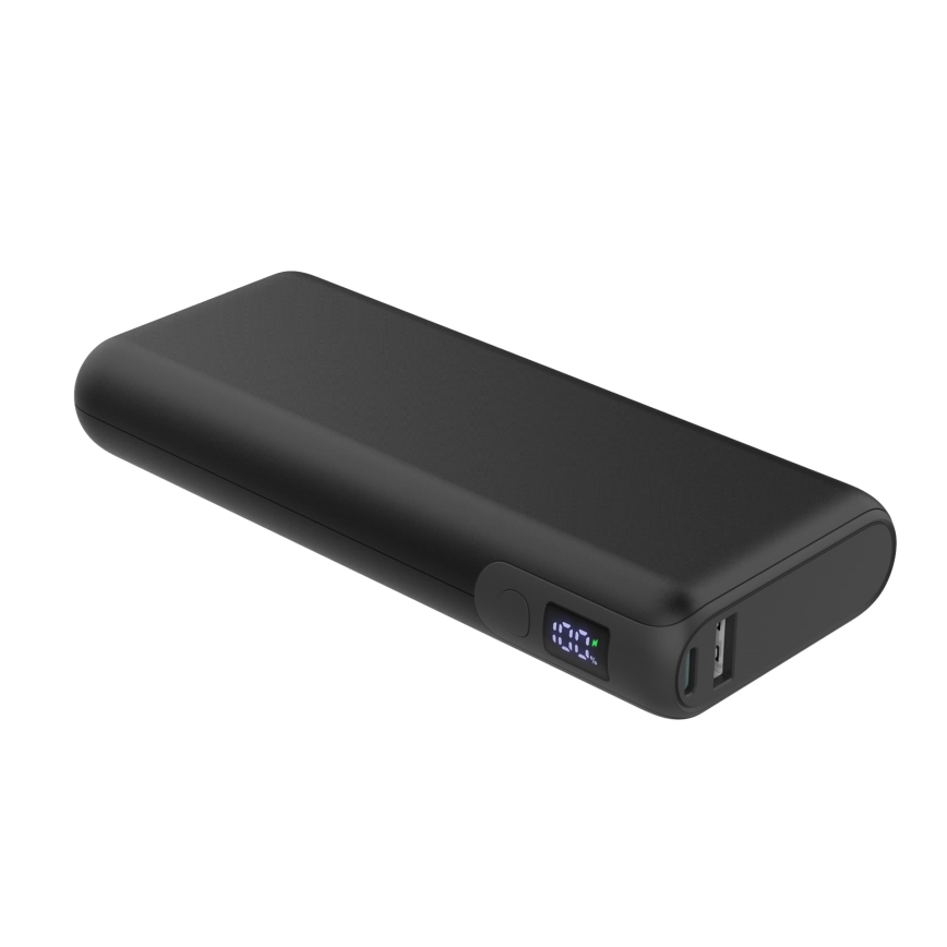 Laturi LED mukana näyttö Power Delivery 20000 mAh/65W/3,7V musta
