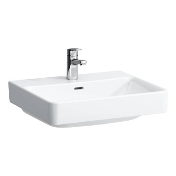 LAUFEN H8109620001041 - PRO 55x46,5 cm tasoon/seinään asennettava pesuallas, keramiikka/valkoinen