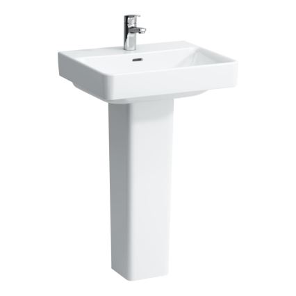 LAUFEN H8109620001041 - PRO 55x46,5 cm tasoon/seinään asennettava pesuallas, keramiikka/valkoinen