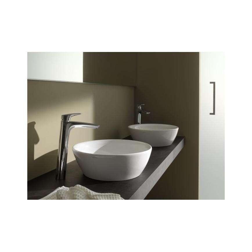 LAUFEN H8129620001091 - Työtasoallas PRO halkaisija 42 cm keramiikka/valkoinen