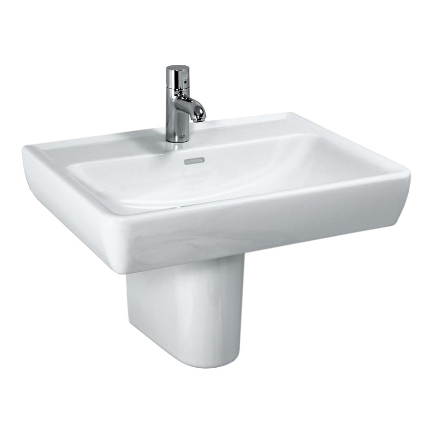 LAUFEN H8189510001041 - Työtasoallas/seinäripustettava PRO 55x48 cm keramiikka/valkoinen