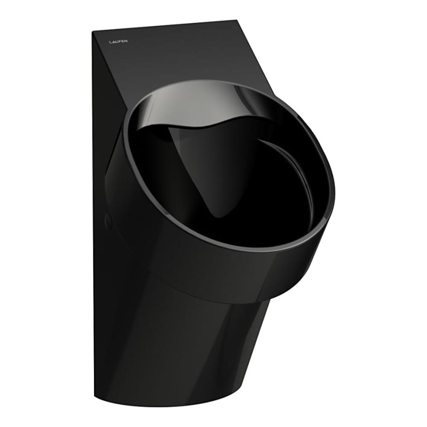 LAUFEN H8402850200001 - VAL-pisuaari, takaliitäntä, takaviemäri, keramiikka/kiiltävä musta