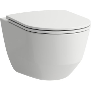 LAUFEN H8669530000001 - Seinään asennettava WC PRO keramiikka/valkoinen + WC-istuin SoftClose PRO duroplast/valkoinen