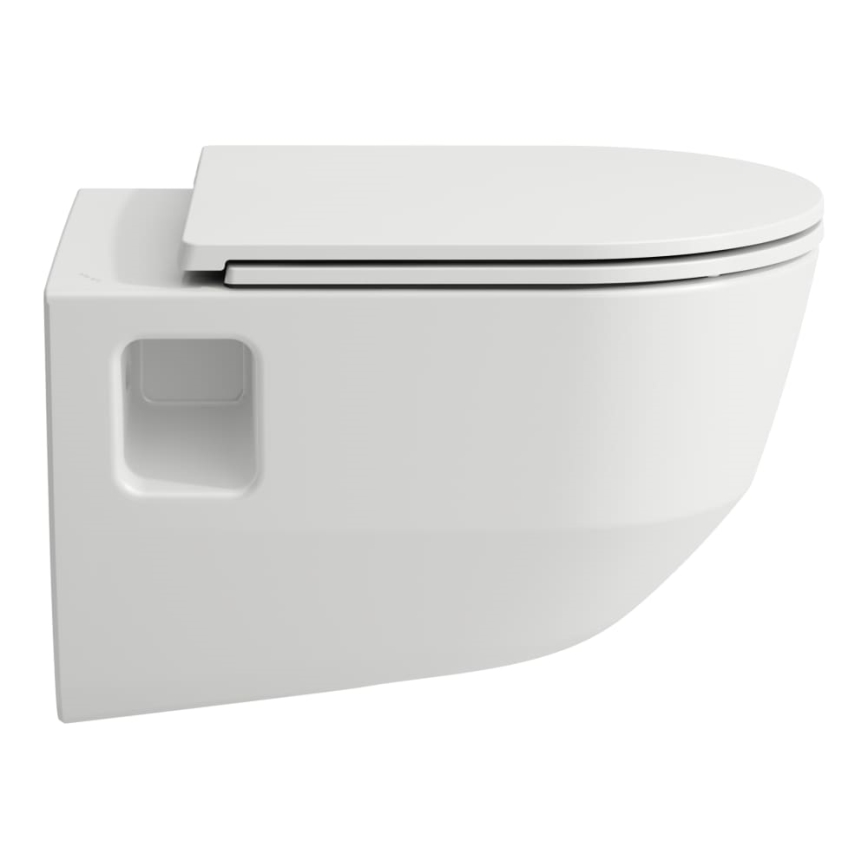 LAUFEN H8669540000001 - Seinään asennettava WC PRO keramiikka/valkoinen + WC-istuin SoftClose PRO duroplasti/valkoinen