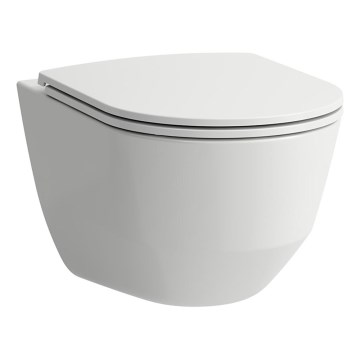 LAUFEN H8669570000001 - Seinään kiinnitettävä WC PRO keramiikka/valkoinen + WC-istuin SoftClose PRO duroplasti/valkoinen
