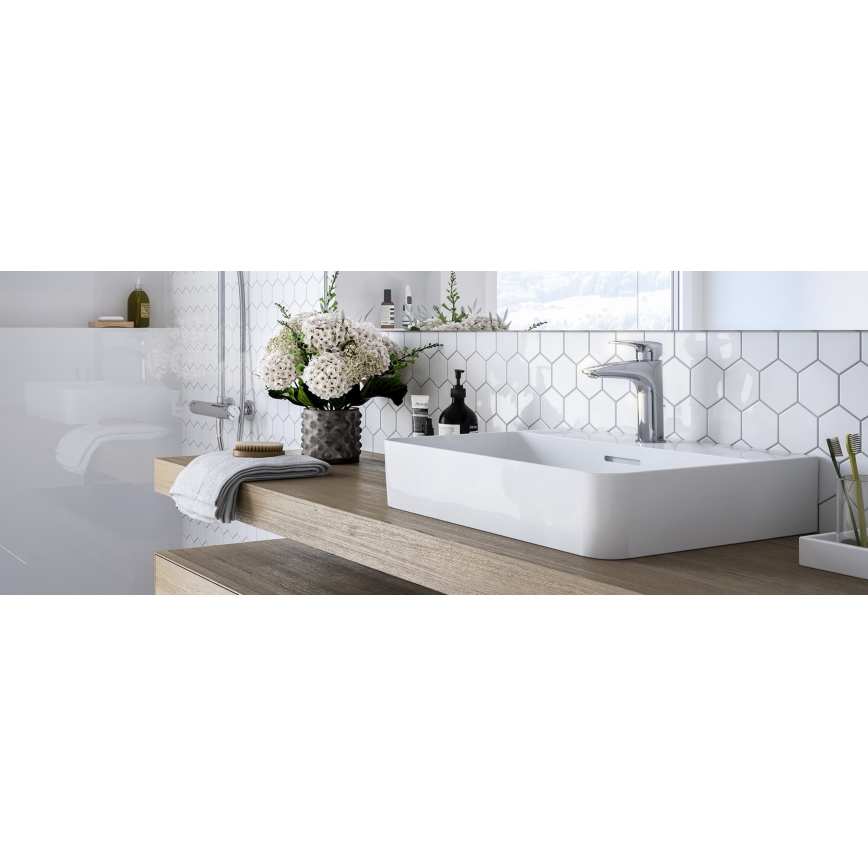 LAUFEN HF500701100000 - Altaan hana + jäte ylivuoto LAURIN 16,2 cm kiiltävä kromi