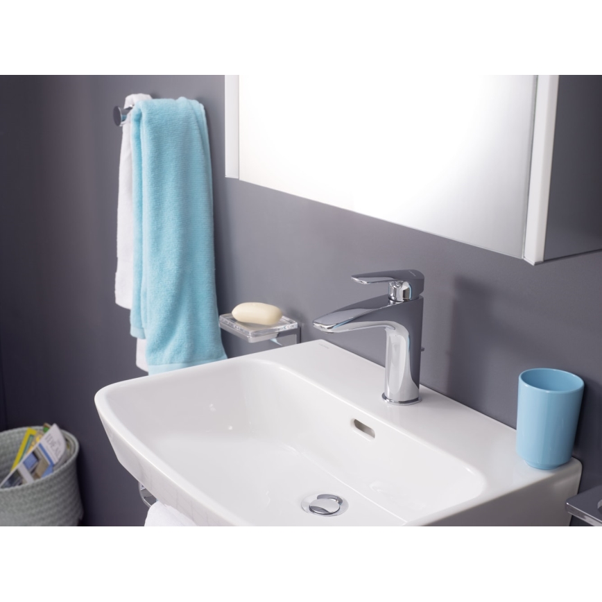 LAUFEN HF500701100000 - Altaan hana + jäte ylivuoto LAURIN 16,2 cm kiiltävä kromi