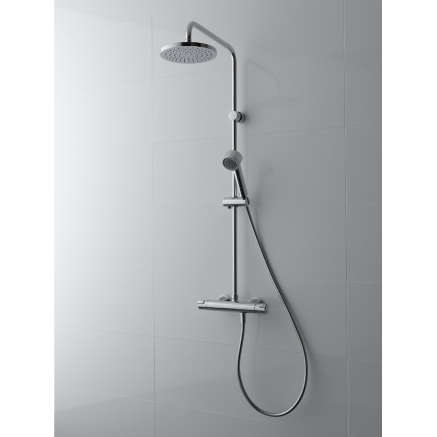 LAUFEN HF500957100600 - Suihkusetti termostaattisella hanalla CITYPRO kiiltävä kromi