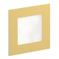 LDST AN-01-SZ-BC9 - LED-porrasvalaisin ANGEL 9xLED/1,2W/230V kulta 3500K