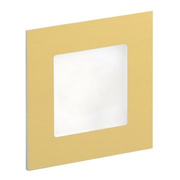 LDST AN-01-SZ-BC9 - LED-portaikkovalo ANGEL 9xLED/1,2W/230V kultainen 3500K