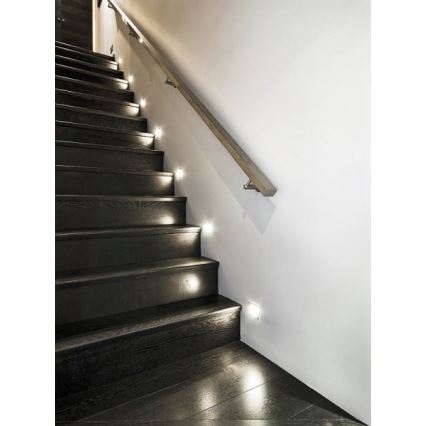 LDST DI-01-B-BZ12 - LED-portaikkovalo DIANA LED/1,2W/230V valkoinen 6500K