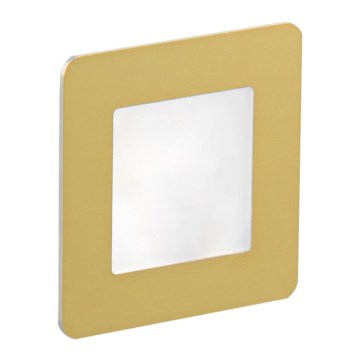 LDST DI-01-SZ-BC9 - LED-portaikkovalo DIANA 9xLED/1,2W/230V kultainen 3500K