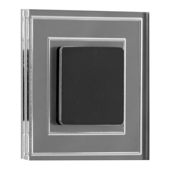 LDST KE-01-SC-BZ8 - LED-portaikkovalo KELLY 8xLED/1,2W/230V matta musta 6500K