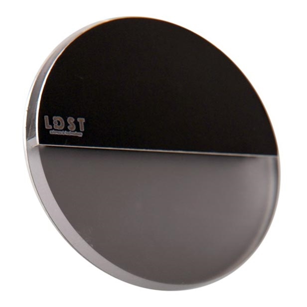 LDST RO-01-SC-BC4 - LED-portaikkovalo ROBIN 4xLED/1,2W/230V matta musta 3500K