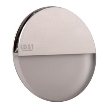 LDST RO-01-SS-BZ4 - LED-portaikkovalo ROBIN 4xLED/1,2W/230V mattakromi 6500K