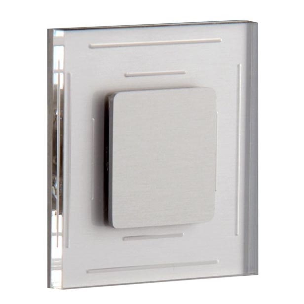 LDST SP-01-SS-BZ8 - LED-portaikkovalo SPACE 8xLED/1,2W/230V mattakromi 6500K