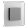 LDST SW-01-CB-BZ8 - LED-porrasvalaisin SWIFT 8xLED/1,2W/230V kiiltävä musta 6500K