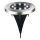 LED Ajotieaurinkovalo SOLLY LED/1,2V 6500K halkaisija 11,5 cm 300 mAh IP44 mattakromi