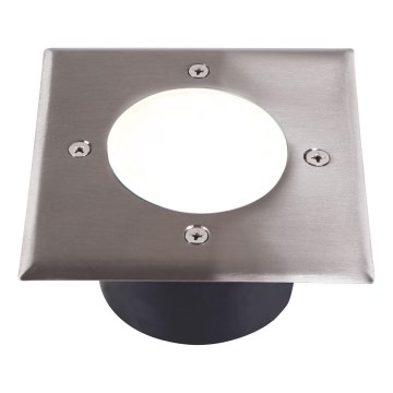 LED-ajotievalo MIVO LED/3W/230V 12x12 cm IP67 mattakromi