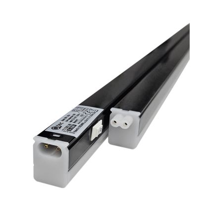 LED-alakaappivalaisin TUBE LED/18W/230V 120 cm musta