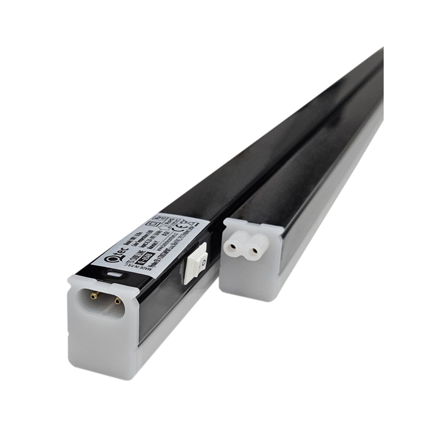 LED-alakaappivalaisin TUBE LED/18W/230V 120 cm musta