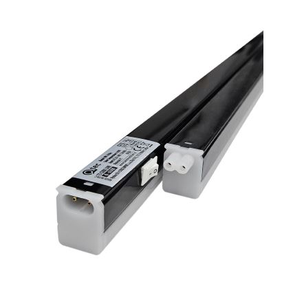 LED-alakaappivalaisin TUBE LED/9W/230V 60 cm musta
