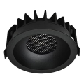LED alasvalaisin LED/12W/230V 3000/4000/6400K ? 8,6 cm musta