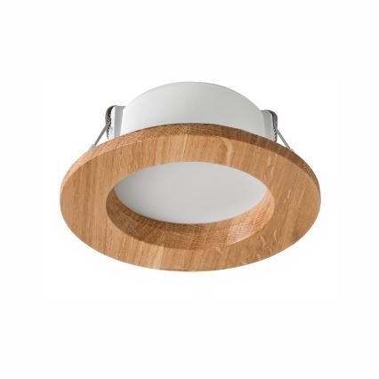 LED Kattovalaisin WOODY SPOT LED/5,5W/230V 4000K tammi ? 10 cm