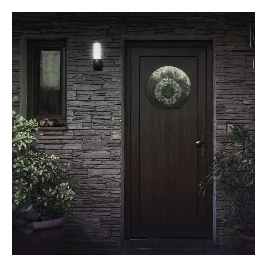 LED Älykäs ulkokamera valolla GoSmart LED/12W/230V 3200K IP65 Wi-Fi Tuya musta