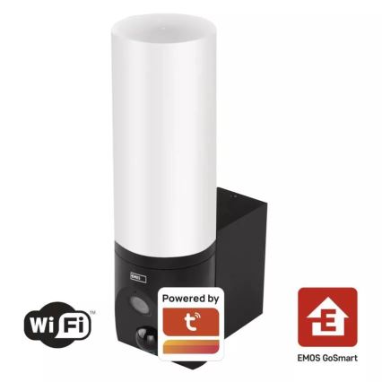 LED Älykäs ulkokamera valolla GoSmart LED/12W/230V 3200K IP65 Wi-Fi Tuya musta