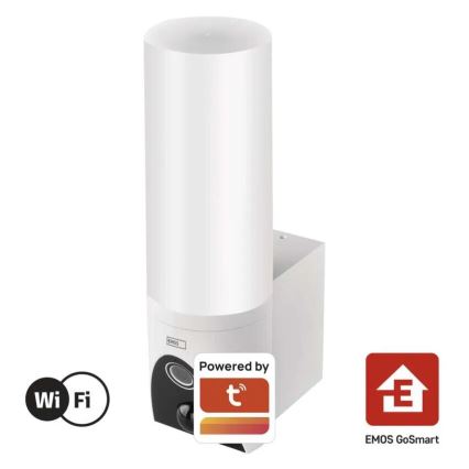 LED Älykäs ulkokamera valolla GoSmart LED/12W/230V IP65 Wi-Fi Tuya valkoinen