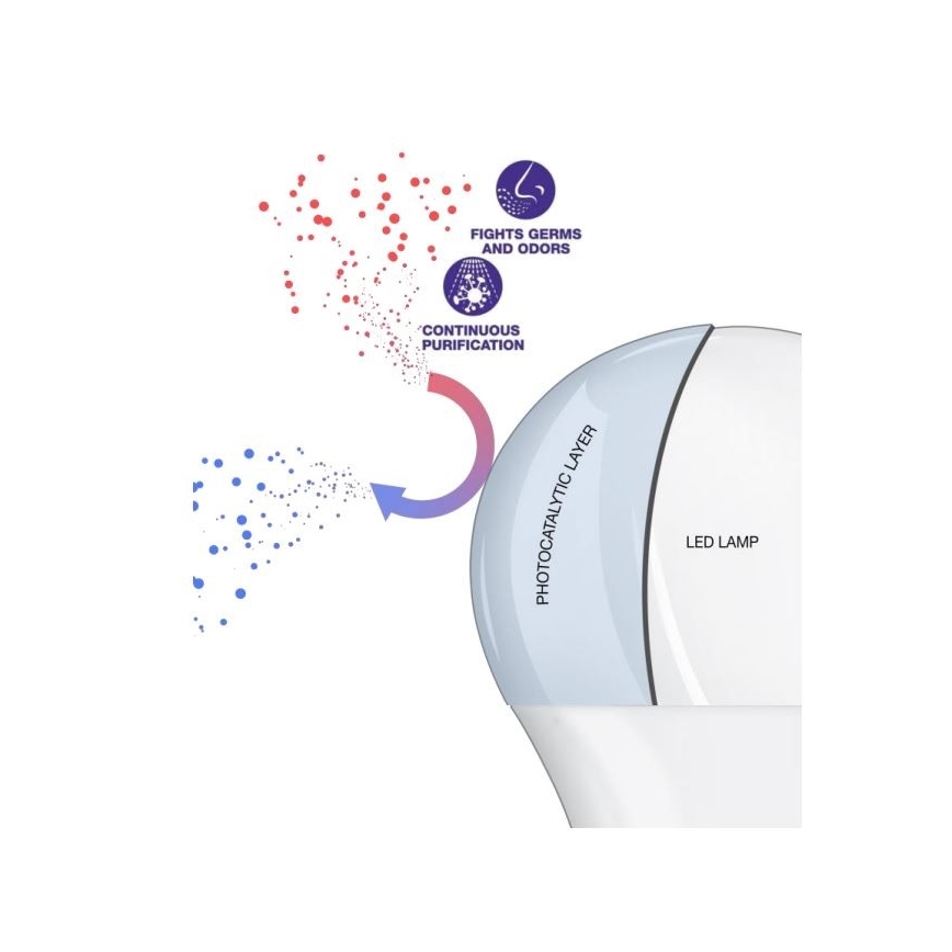 LED Antibakteerinen polttimo A75 E27/10W/230V 2700K - Osram