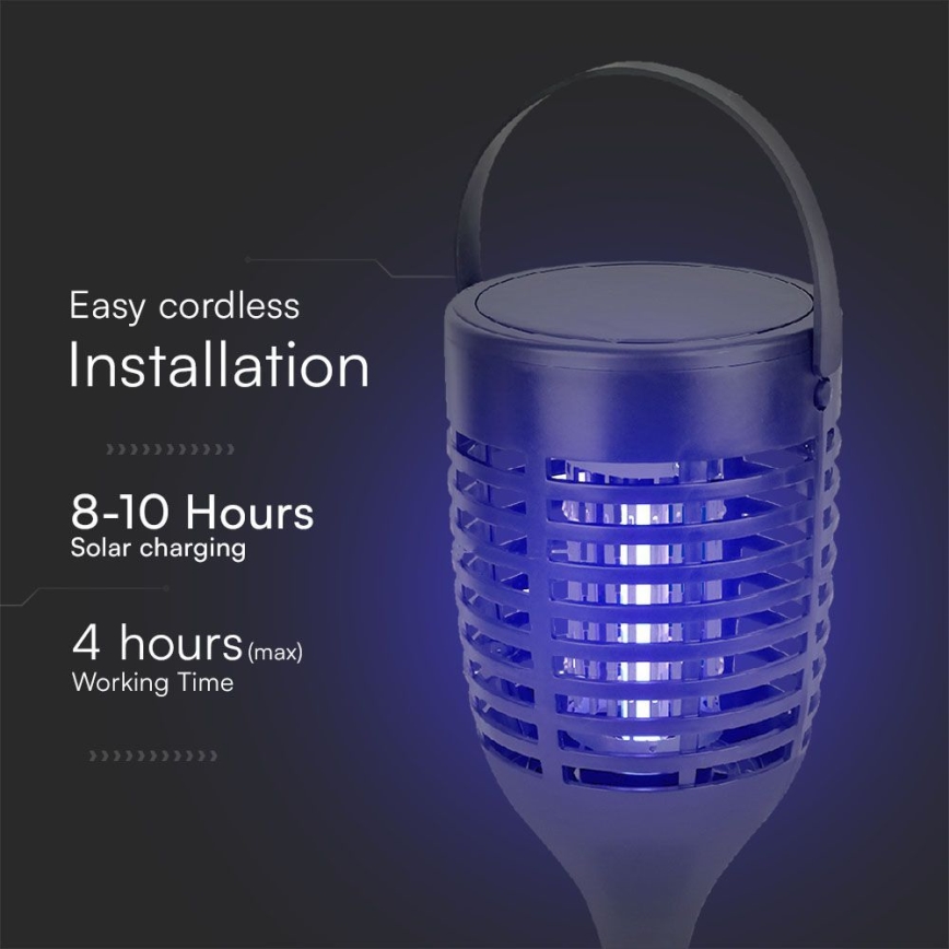 LED Aurinkohyönteissuoja 3in1 LED/1,3W/3,7V IP24 20 matta