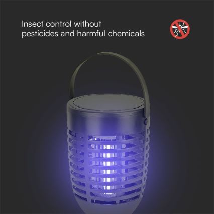 LED Aurinkohyönteissuoja 3in1 LED/1,3W/3,7V IP24 20 matta
