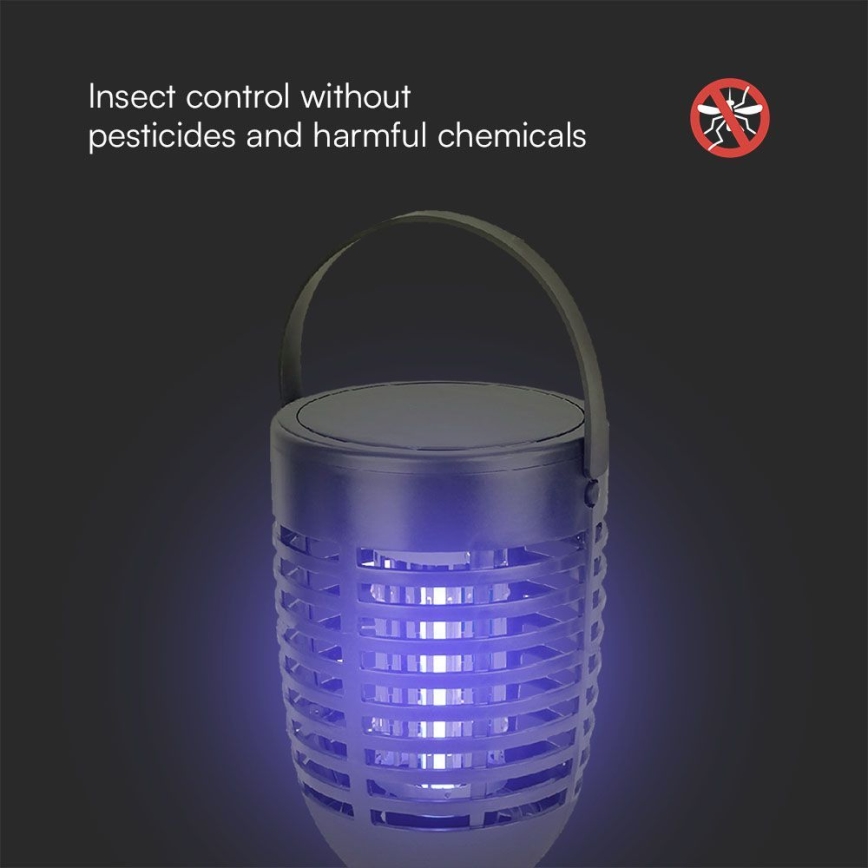 LED Aurinkohyönteissuoja 3in1 LED/1,3W/3,7V IP24 20 mm 2200 mAh