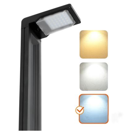 LED aurinkokäyttöinen lamppu LED/0,2W/3,7V 6500K IP44 2200 mAh