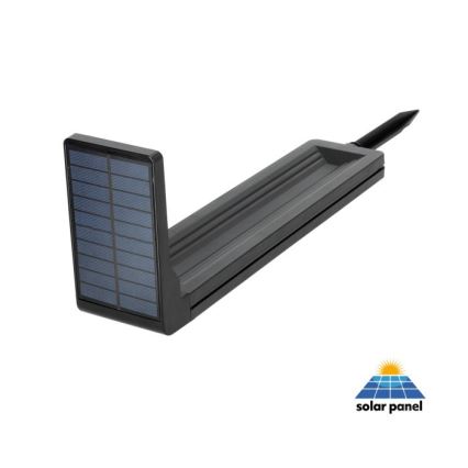 LED aurinkokäyttöinen lamppu LED/0,2W/3,7V 6500K IP44 2200 mAh