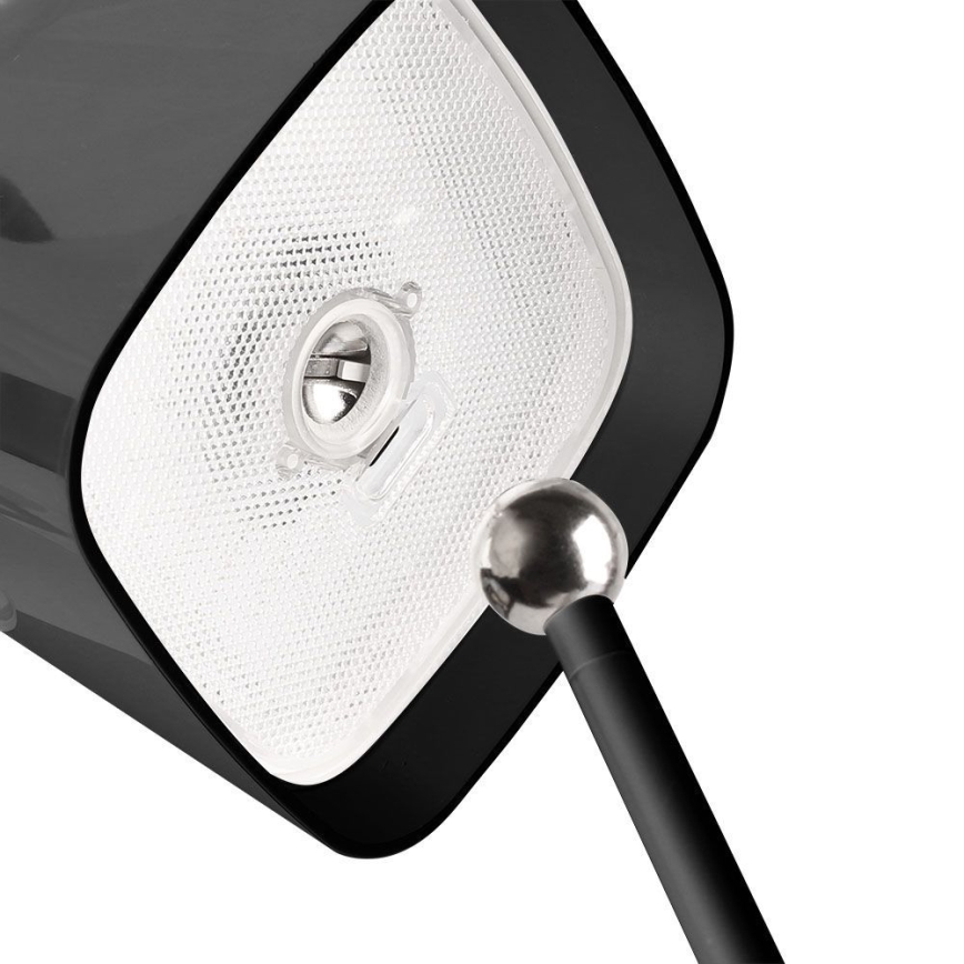 LED aurinkokennolla varustettu himmennettävä magneettinen kosketuslatauksella toimiva pöytävalaisin LED/5W/5V 3000-6000K 3600 mAh IP65 musta