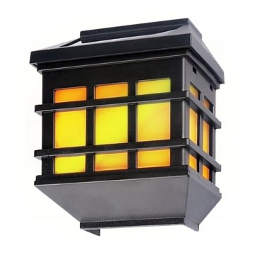 LED-aurinkokäyttöinen seinävalaisin hämäräkytkimellä LED/1,2V 600 mAh IP44