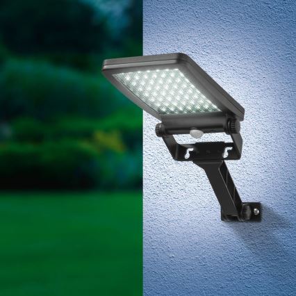 LED-aurinkokäyttöinen valonheitin ADIK LED/1,2W/3,7V 1200 mAh 6500K IP44