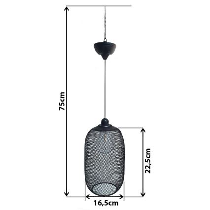 LED Aurinkokenno kattokruunu johdossa MEGGY 1,2V IP44