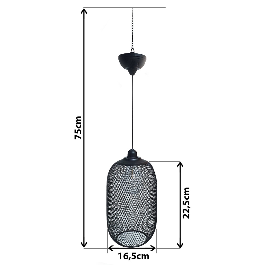 LED Aurinkokenno kattokruunu johdossa MEGGY 1,2V IP44
