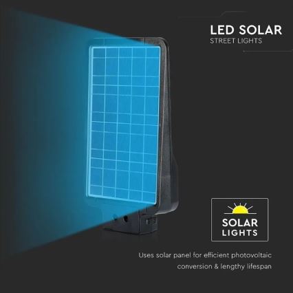 LED aurinkokenno katuvalaisin anturilla LED/15W/7,4V 6000K IP65