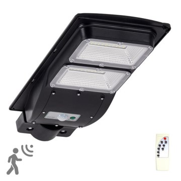 LED aurinkokenno katuvalaisin anturilla STREET 2xLED/6W/3,2V IP65 + kaukosäädin